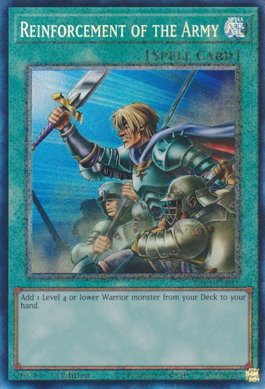 Reinforcement of the Army [RA01-EN051] Prismatic Collector's Rare | Exor Games Dartmouth