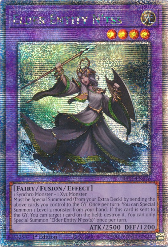 Elder Entity N'tss [RA01-EN026] Quarter Century Secret Rare | Exor Games Dartmouth