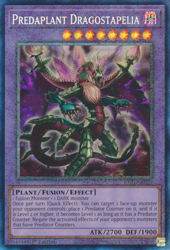 Predaplant Dragostapelia [RA01-EN027] Prismatic Collector's Rare | Exor Games Dartmouth