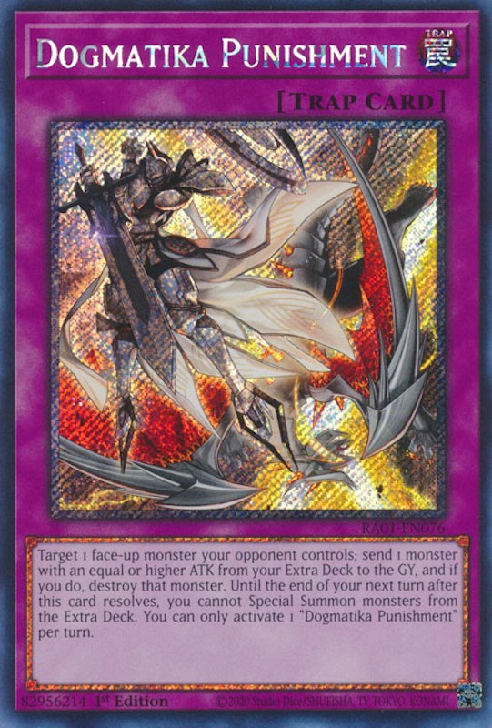 Dogmatika Punishment [RA01-EN076] Platinum Secret Rare | Exor Games Dartmouth