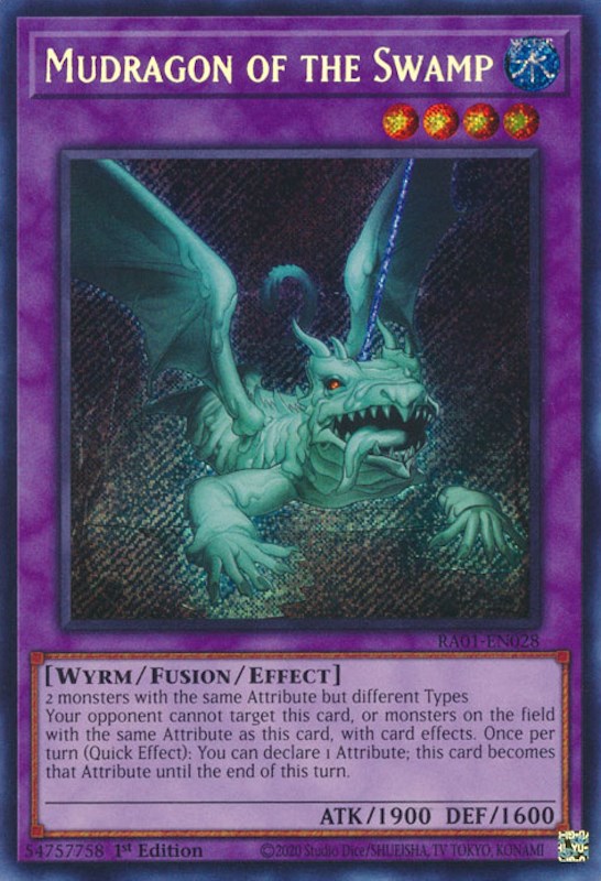 Mudragon of the Swamp [RA01-EN028] Secret Rare | Exor Games Dartmouth