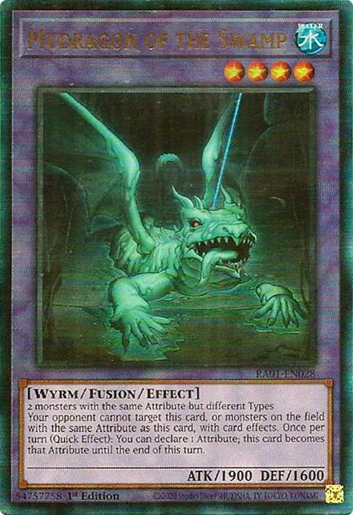 Mudragon of the Swamp [RA01-EN028] Prismatic Ultimate Rare | Exor Games Dartmouth