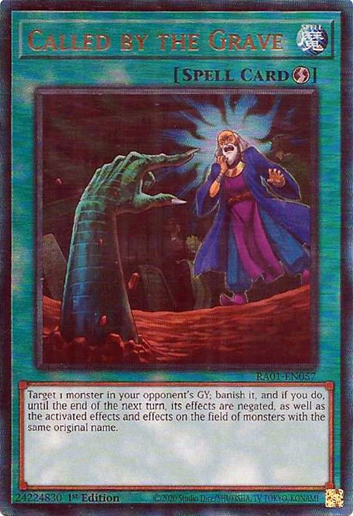 Called by the Grave [RA01-EN057] Prismatic Ultimate Rare | Exor Games Dartmouth