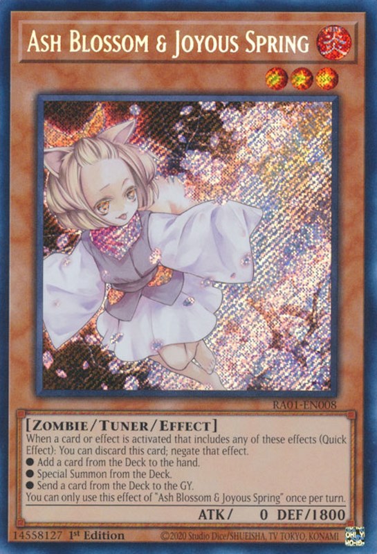 Ash Blossom & Joyous Spring [RA01-EN008] Secret Rare | Exor Games Dartmouth