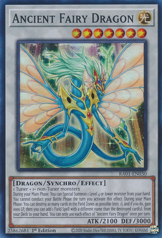 Ancient Fairy Dragon [RA01-EN030] Super Rare | Exor Games Dartmouth