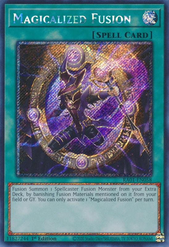 Magicalized Fusion [RA01-EN058] Platinum Secret Rare | Exor Games Dartmouth