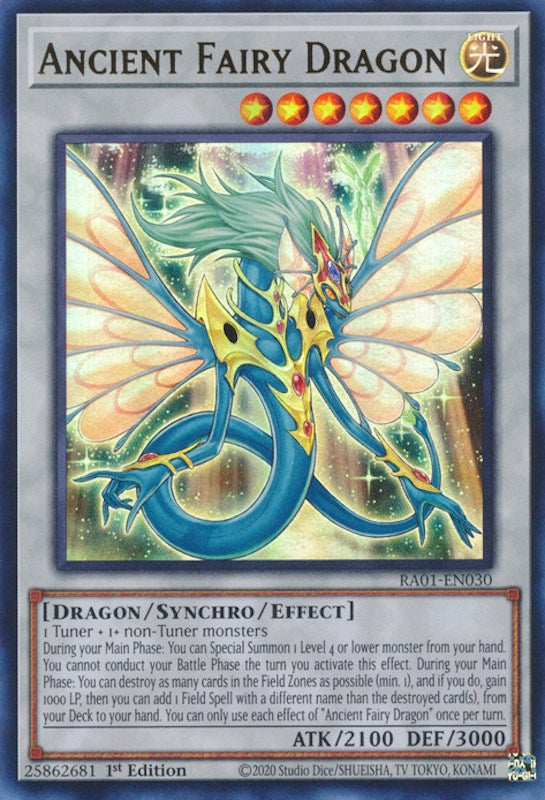 Ancient Fairy Dragon [RA01-EN030] Ultra Rare | Exor Games Dartmouth