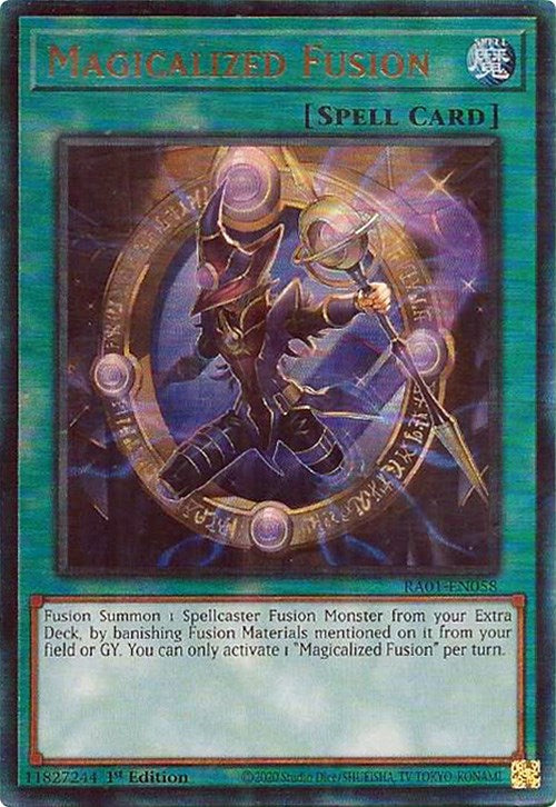 Magicalized Fusion [RA01-EN058] Prismatic Ultimate Rare | Exor Games Dartmouth