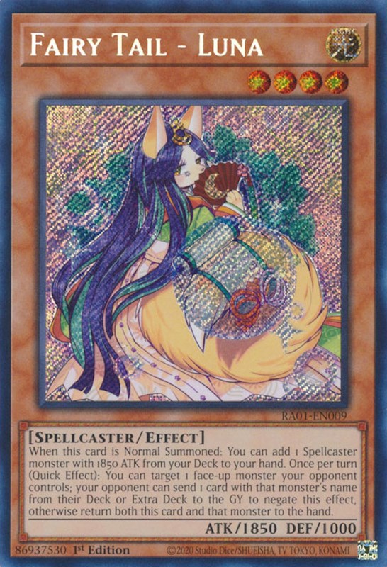 Fairy Tail - Luna [RA01-EN009] Secret Rare | Exor Games Dartmouth
