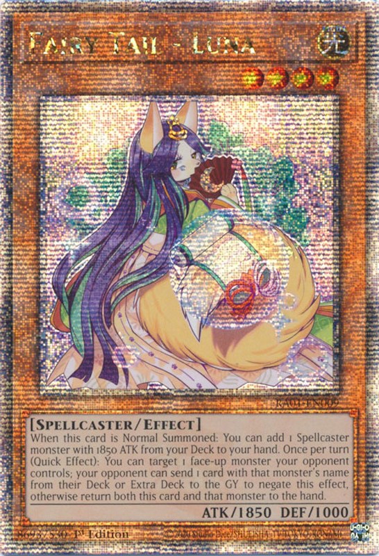 Fairy Tail - Luna [RA01-EN009] Quarter Century Secret Rare | Exor Games Dartmouth