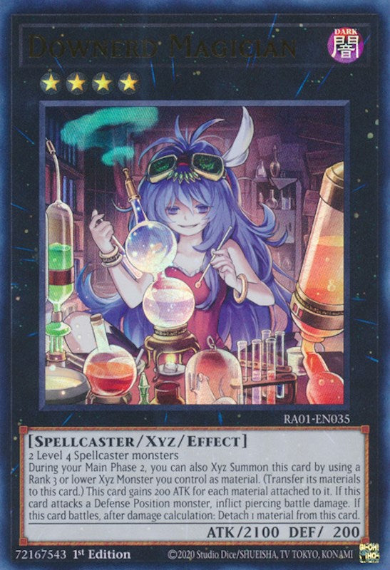 Downerd Magician [RA01-EN035] Ultra Rare | Exor Games Dartmouth