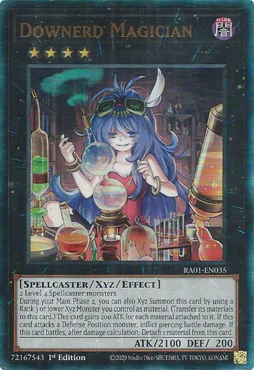 Downerd Magician [RA01-EN035] Prismatic Ultimate Rare | Exor Games Dartmouth