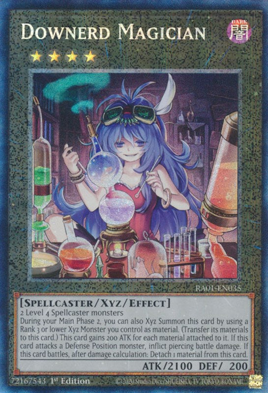 Downerd Magician [RA01-EN035] Prismatic Collector's Rare | Exor Games Dartmouth