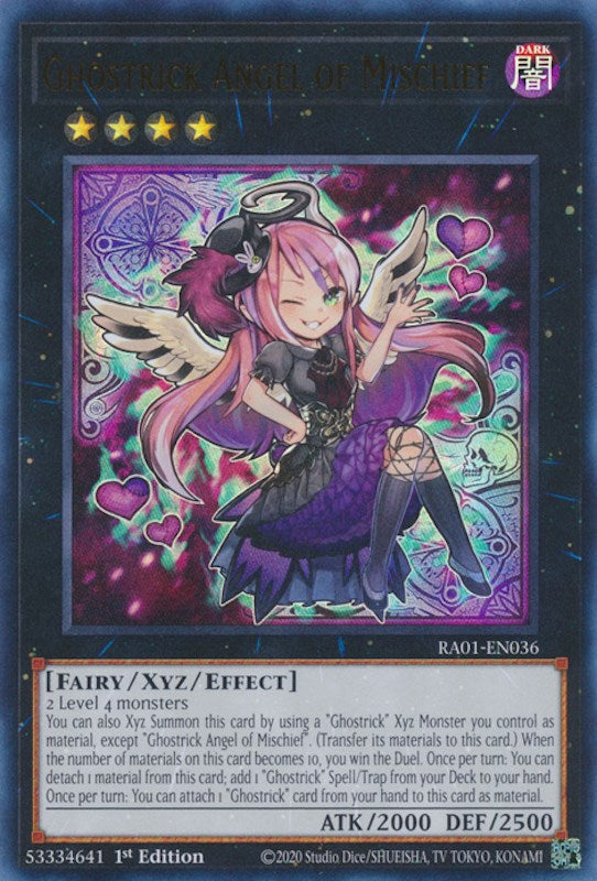 Ghostrick Angel of Mischief [RA01-EN036] Ultra Rare | Exor Games Dartmouth