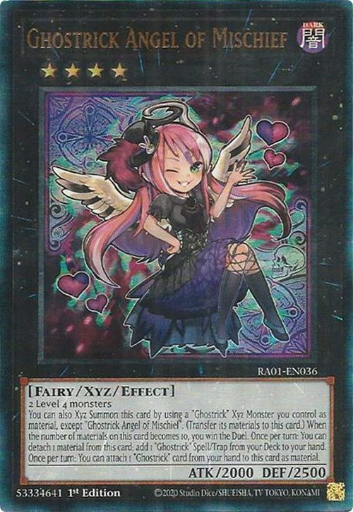 Ghostrick Angel of Mischief [RA01-EN036] Prismatic Ultimate Rare | Exor Games Dartmouth