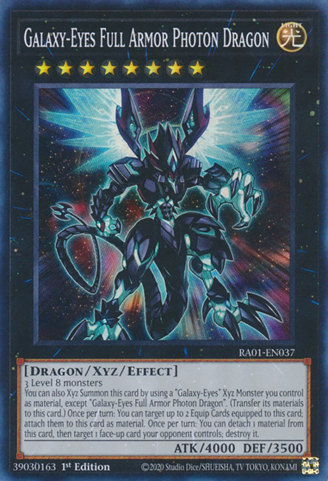 Galaxy-Eyes Full Armor Photon Dragon [RA01-EN037] Super Rare | Exor Games Dartmouth