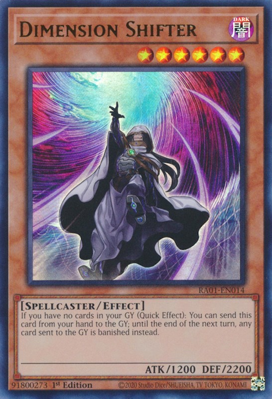 Dimension Shifter [RA01-EN014] Ultra Rare | Exor Games Dartmouth