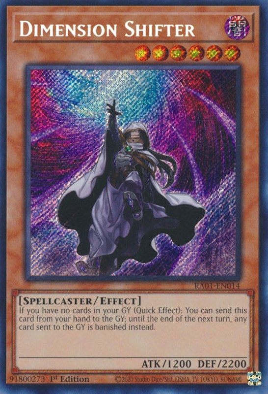 Dimension Shifter [RA01-EN014] Secret Rare | Exor Games Dartmouth