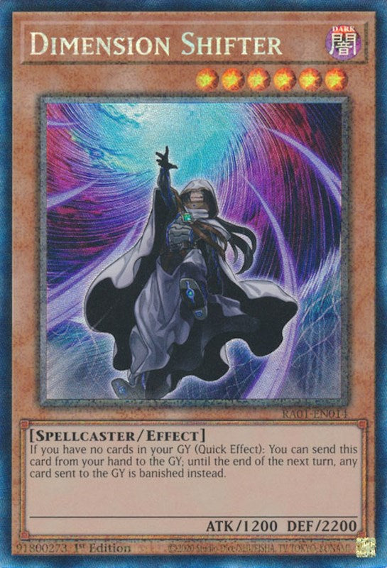 Dimension Shifter [RA01-EN014] Prismatic Collector's Rare | Exor Games Dartmouth