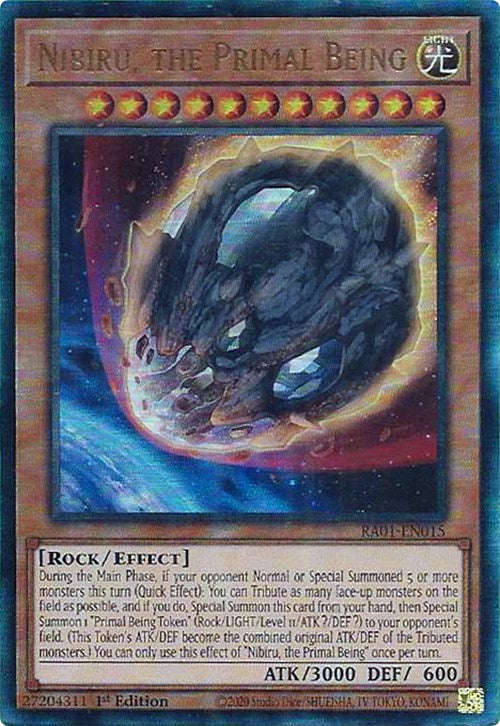 Nibiru, the Primal Being [RA01-EN015] Prismatic Ultimate Rare | Exor Games Dartmouth