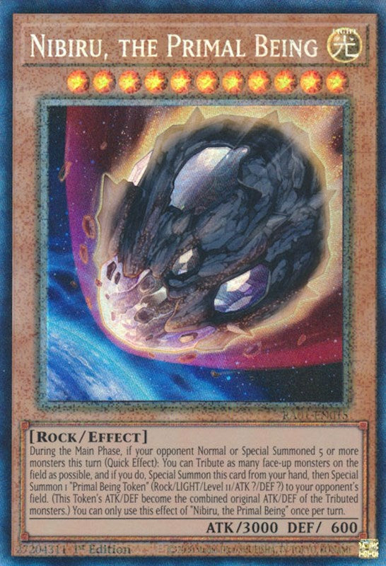 Nibiru, the Primal Being [RA01-EN015] Prismatic Collector's Rare | Exor Games Dartmouth
