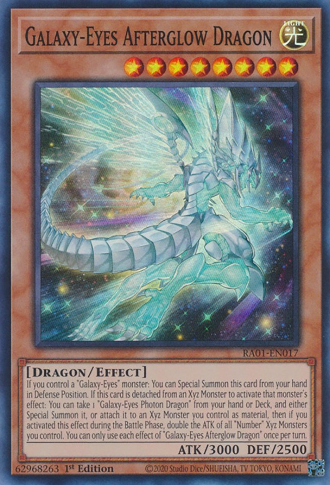 Galaxy-Eyes Afterglow Dragon [RA01-EN017] Super Rare | Exor Games Dartmouth