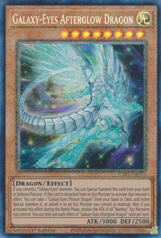 Galaxy-Eyes Afterglow Dragon [RA01-EN017] Prismatic Collector's Rare | Exor Games Dartmouth