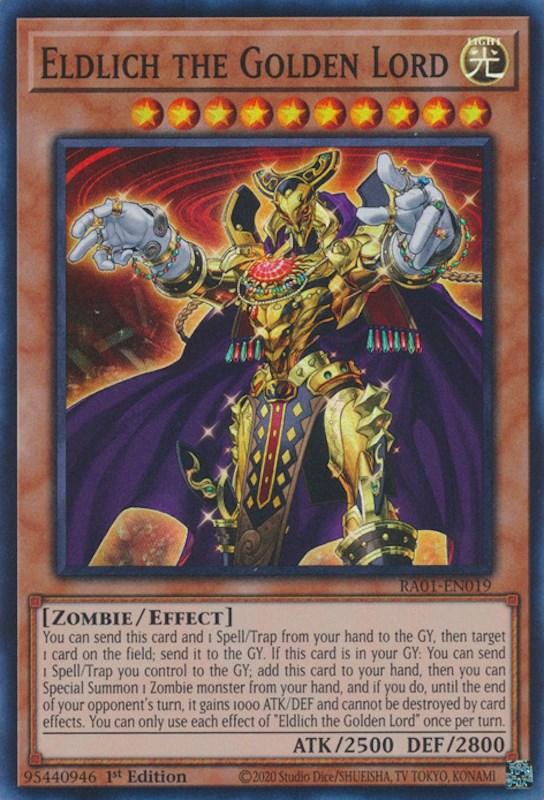 Eldlich the Golden Lord [RA01-EN019] Super Rare | Exor Games Dartmouth