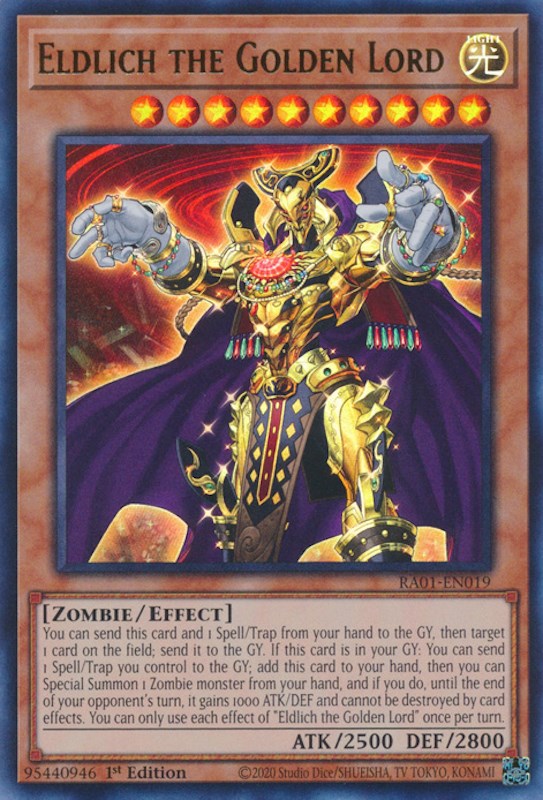 Eldlich the Golden Lord [RA01-EN019] Ultra Rare | Exor Games Dartmouth