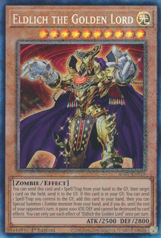 Eldlich the Golden Lord [RA01-EN019] Prismatic Collector's Rare | Exor Games Dartmouth