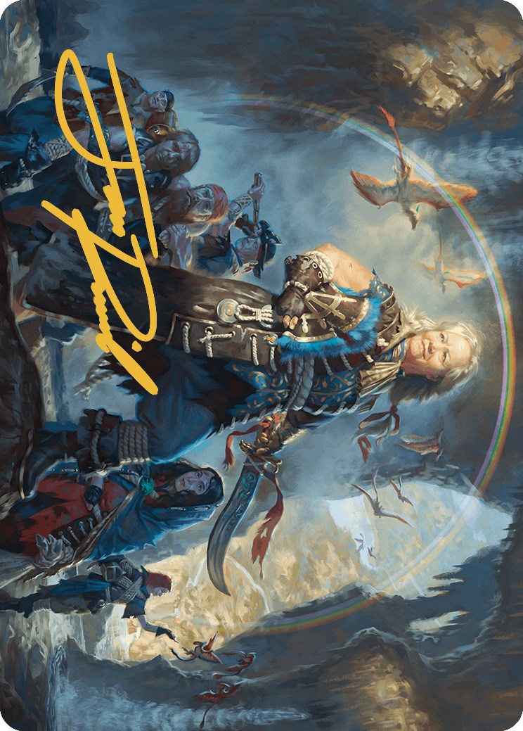 Admiral Brass, Unsinkable Art Card (Gold-Stamped Signature) [The Lost Caverns of Ixalan Art Series] | Exor Games Dartmouth