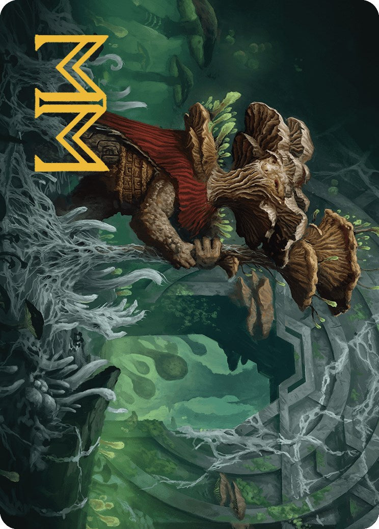 Tendril of the Mycotyrant Art Card (Gold-Stamped Signature) [The Lost Caverns of Ixalan Art Series] | Exor Games Dartmouth