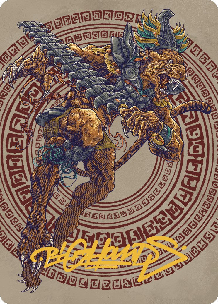 Sovereign Okinec Ahau Art Card (Gold-Stamped Signature) [The Lost Caverns of Ixalan Art Series] | Exor Games Dartmouth