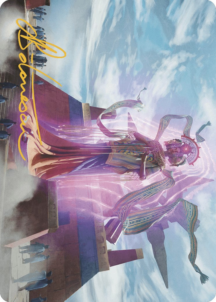 Ojer Taq, Deepest Foundation Art Card (4/81) (Gold-Stamped Signature) [The Lost Caverns of Ixalan Art Series] | Exor Games Dartmouth