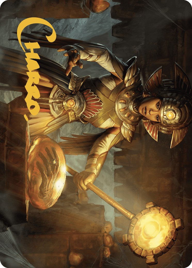 Curator of Sun's Creation Art Card (Gold-Stamped Signature) [The Lost Caverns of Ixalan Art Series] | Exor Games Dartmouth