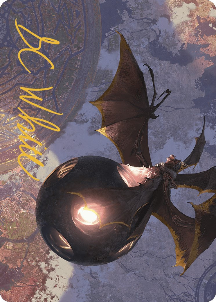 Malicious Eclipse Art Card (Gold-Stamped Signature) [The Lost Caverns of Ixalan Art Series] | Exor Games Dartmouth