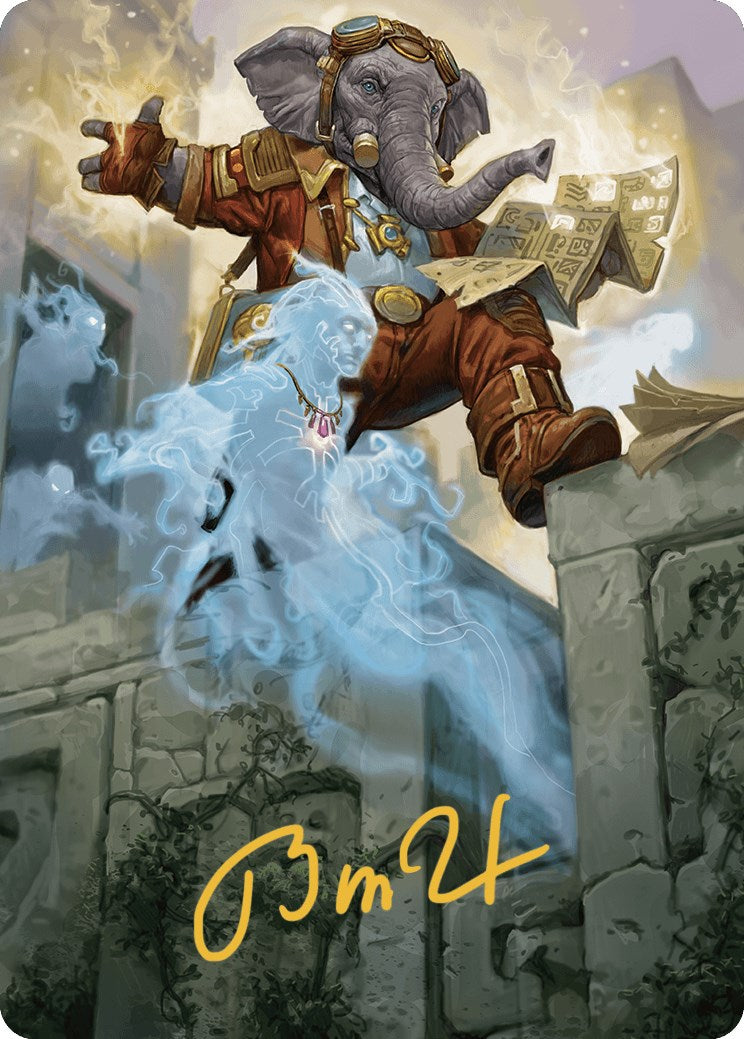 Quintorius Kand Art Card (37/81) (Gold-Stamped Signature) [The Lost Caverns of Ixalan Art Series] | Exor Games Dartmouth