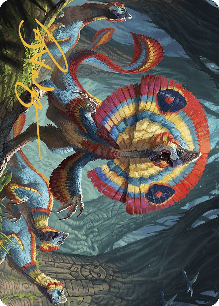 Sunfrill Imitator Art Card (Gold-Stamped Signature) [The Lost Caverns of Ixalan Art Series] | Exor Games Dartmouth