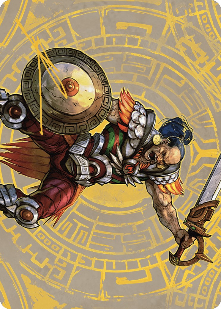 Inti, Seneschal of the Sun Art Card (Gold-Stamped Signature) [The Lost Caverns of Ixalan Art Series] | Exor Games Dartmouth