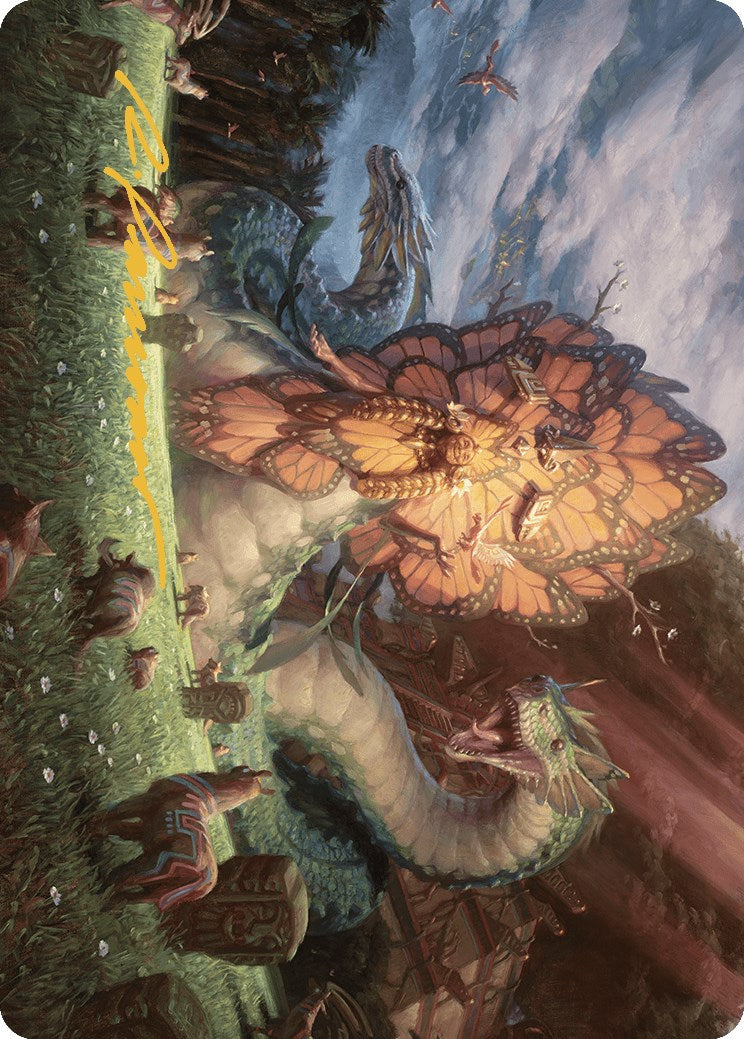 Ojer Kaslem, Deepest Growth Art Card (30/81) (Gold-Stamped Signature) [The Lost Caverns of Ixalan Art Series] | Exor Games Dartmouth
