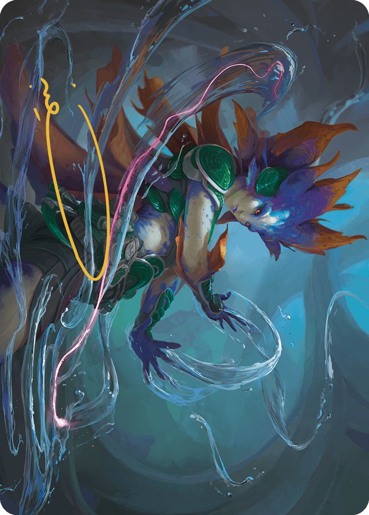 Nicanzil, Current Conductor Art Card (Gold-Stamped Signature) [The Lost Caverns of Ixalan Art Series] | Exor Games Dartmouth