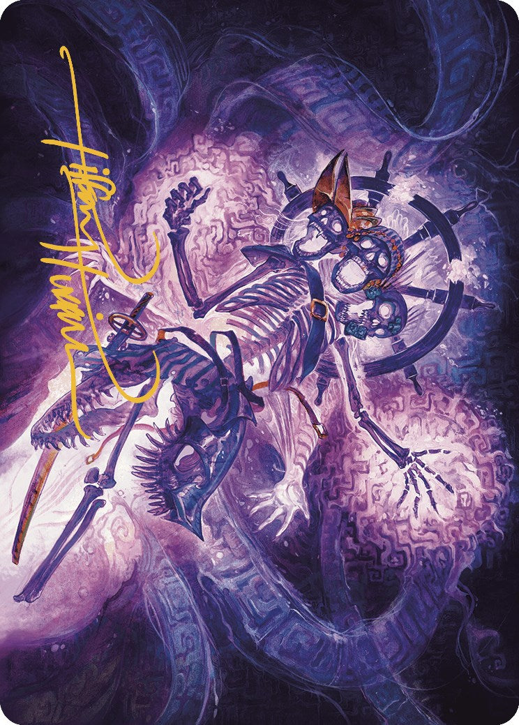 The Grim Captain Art Card (Gold-Stamped Signature) [The Lost Caverns of Ixalan Art Series] | Exor Games Dartmouth