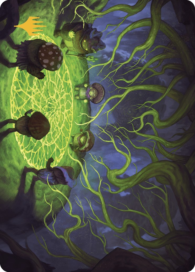 Growing Rites of Itlimoc Art Card (Gold-Stamped Planeswalker Symbol) [The Lost Caverns of Ixalan Art Series] | Exor Games Dartmouth
