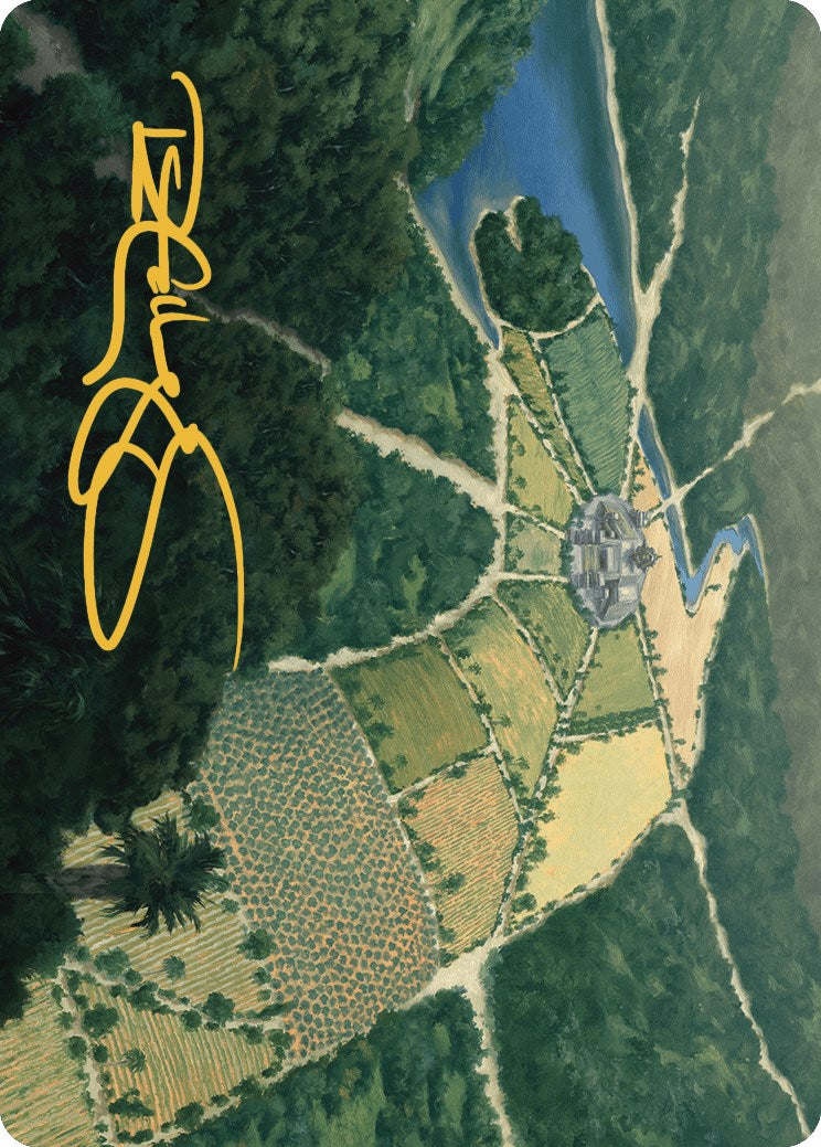 Restless Prairie Art Card (Gold-Stamped Signature) [The Lost Caverns of Ixalan Art Series] | Exor Games Dartmouth