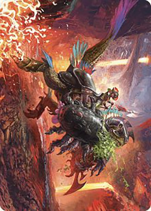 Triumphant Chomp Art Card [The Lost Caverns of Ixalan Art Series] | Exor Games Dartmouth