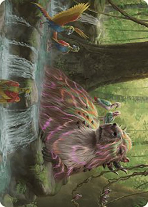 Basking Capybara Art Card [The Lost Caverns of Ixalan Art Series] | Exor Games Dartmouth