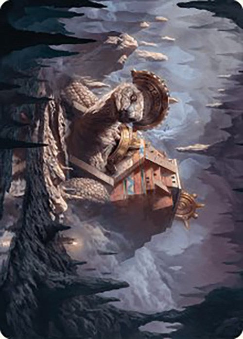 Bedrock Tortoise Art Card [The Lost Caverns of Ixalan Art Series] | Exor Games Dartmouth