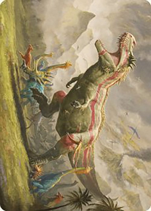 Ghalta, Stampede Tyrant Art Card [The Lost Caverns of Ixalan Art Series] | Exor Games Dartmouth