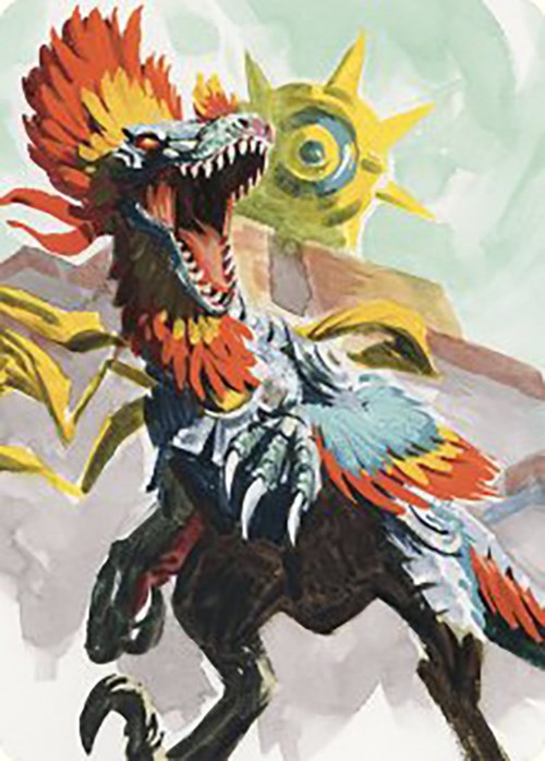 Pantlaza, Sun-Favored Art Card [The Lost Caverns of Ixalan Art Series] | Exor Games Dartmouth
