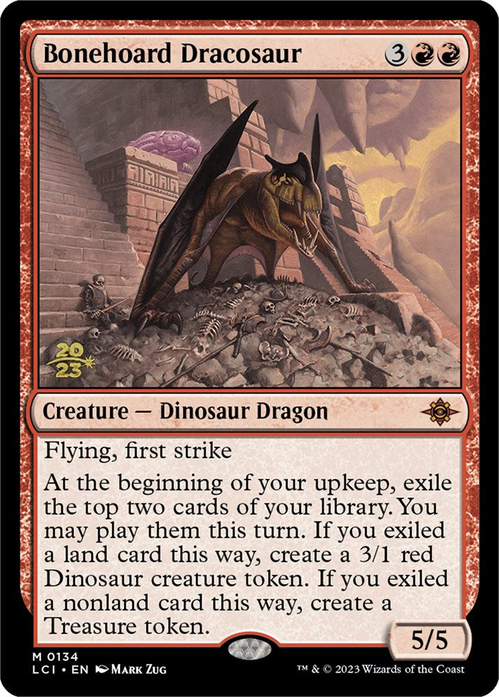 Bonehoard Dracosaur [The Lost Caverns of Ixalan Prerelease Cards] | Exor Games Dartmouth